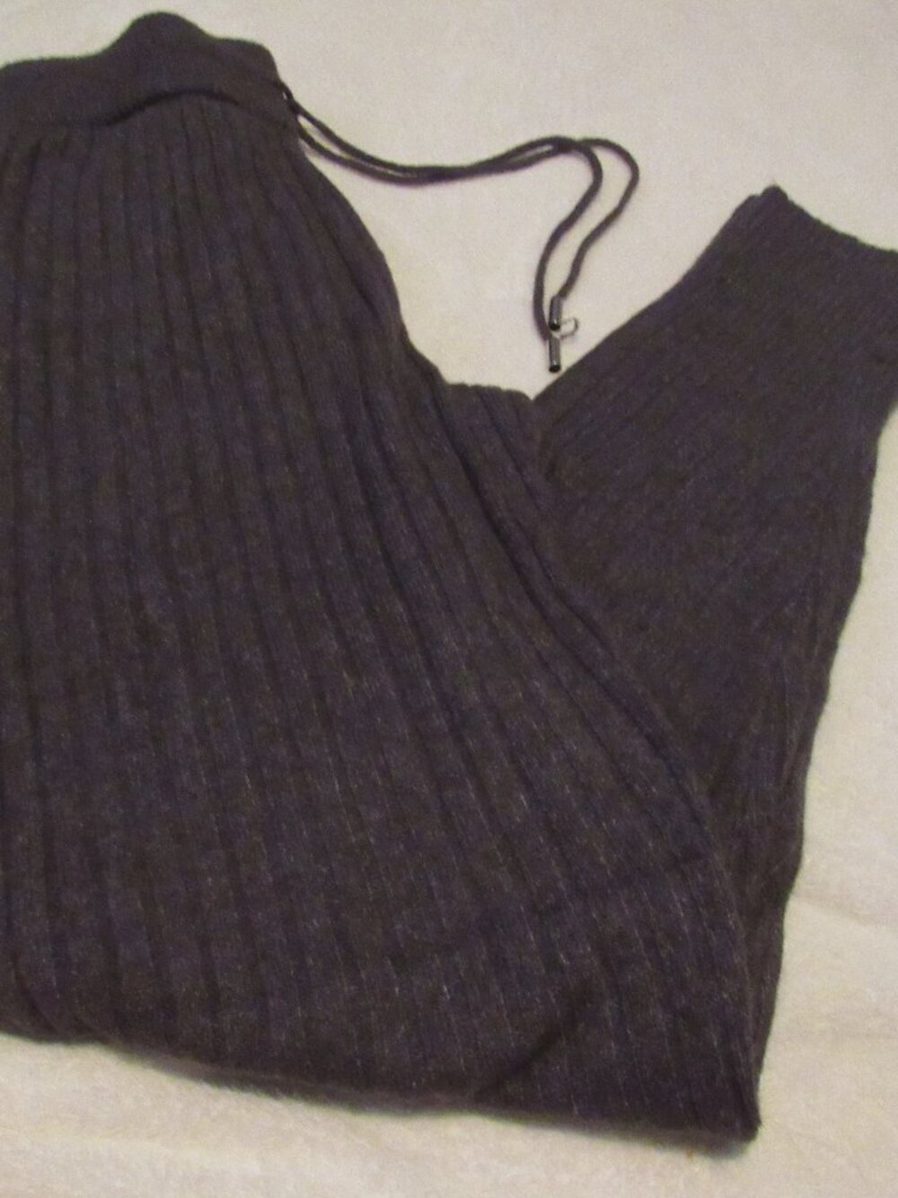 Free People intimately Around the Clock Gray Ribbed Pants Size Medium NWT